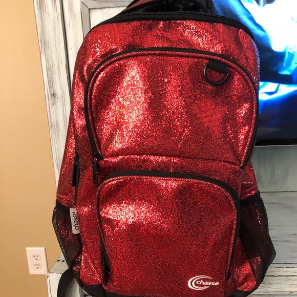 chasse glitter backpack